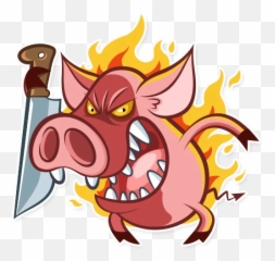 Pete The Stickers Set For Telegram - Pete The Pig Emoji,Pink Pig Emoticon Poops Roselia