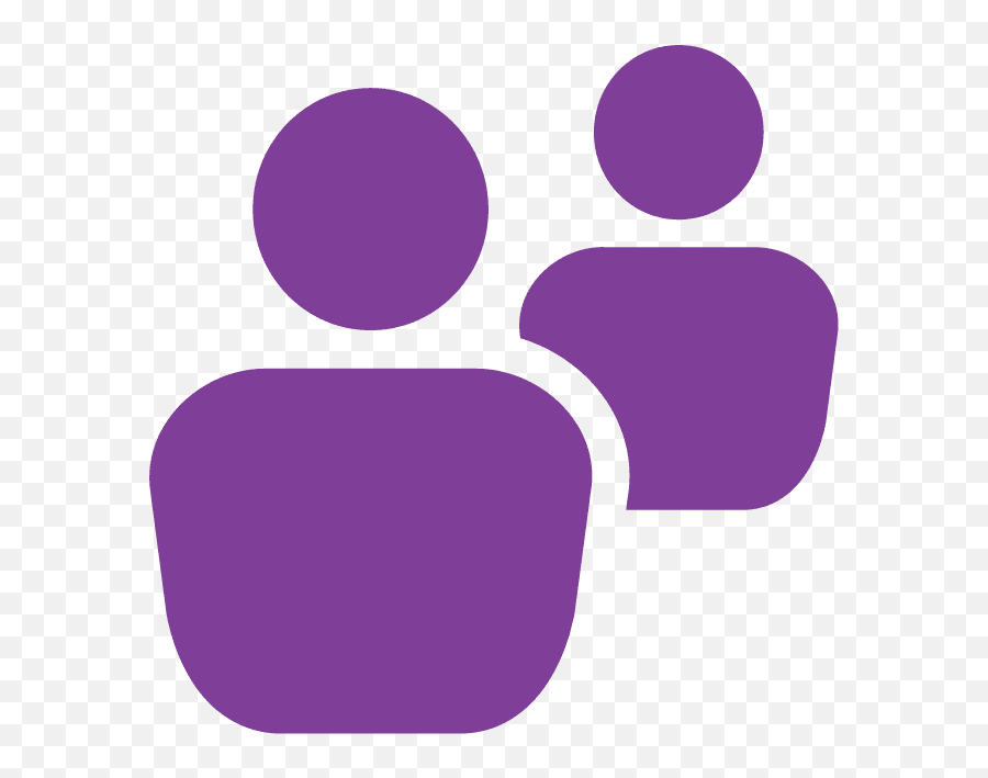 People Icon Purple - Purple People Icon Png Emoji,Emoji Headstones