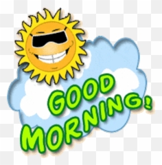 Good Morning Stickers - Good Morning Clipart Emoji,Good Morning Emoticons Images