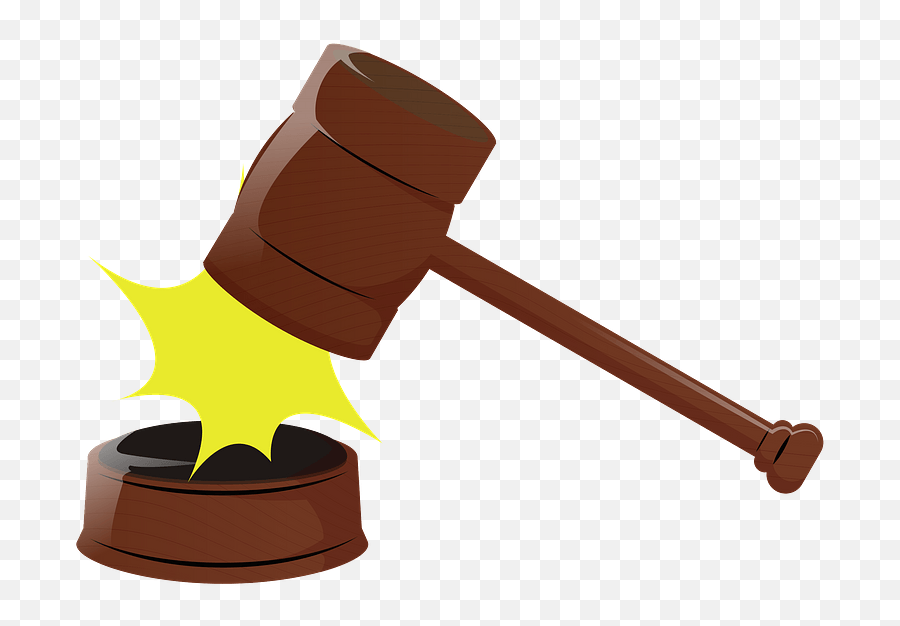 Auction Hammer Gavel Clipart - Gavel Emoji,Mallet Emoji