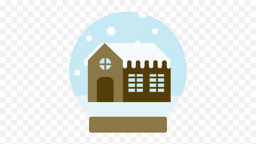 Decoration Glass House Snow - Clip Art Emoji,Glass House Emoticon