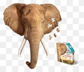 I Am Elephant 300 - Madd Capp Puzzles Emoji,Pbs Elephant Emotions