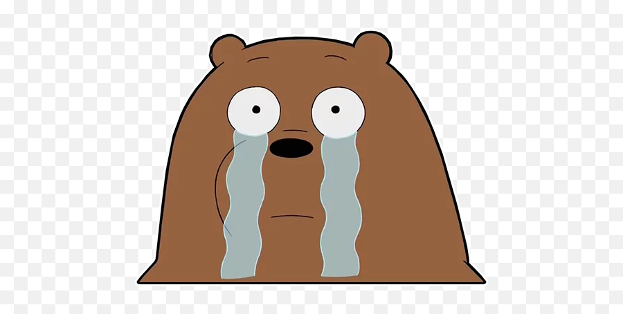 Telegram Sticker 7 From Collection We Bare Bears - Ugly Emoji,Emoji Bears