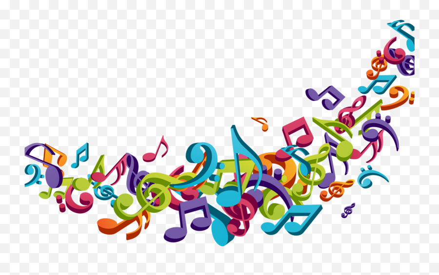 Music Notes Png Musical Motes Note Clef Music Notes - Music Symbol Color Png Emoji,Song Notes Emoji