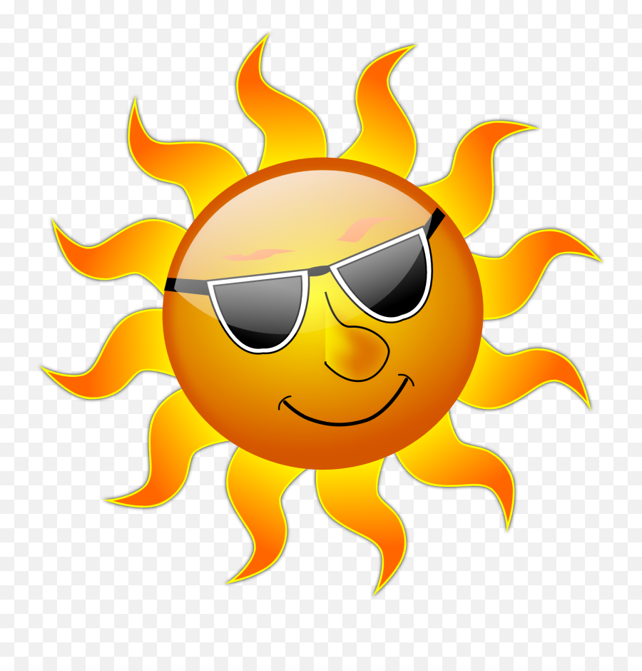 Free Photo Sun Glasses Sunglasses Face Man Cool View - Max Pixel Summer Sun Clip Art Emoji,Heat Emoji