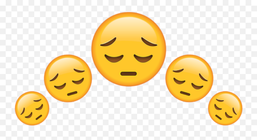 Emoji Crown Cringe Sad Triste Sticker By So Nice - Emoji Png Smiley Triste,Cringe Emoji Png