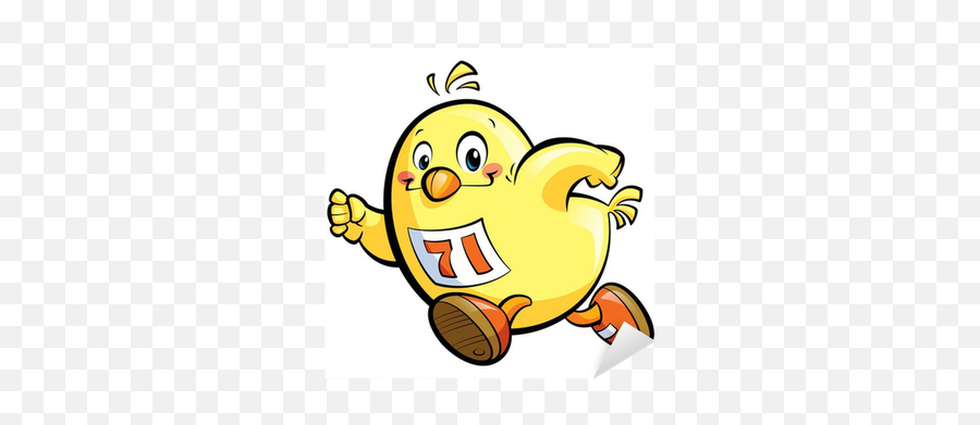 Running Chicken Sticker U2022 Pixers - We Live To Change Pollo Corriendo Emoji,Runner Emoticon