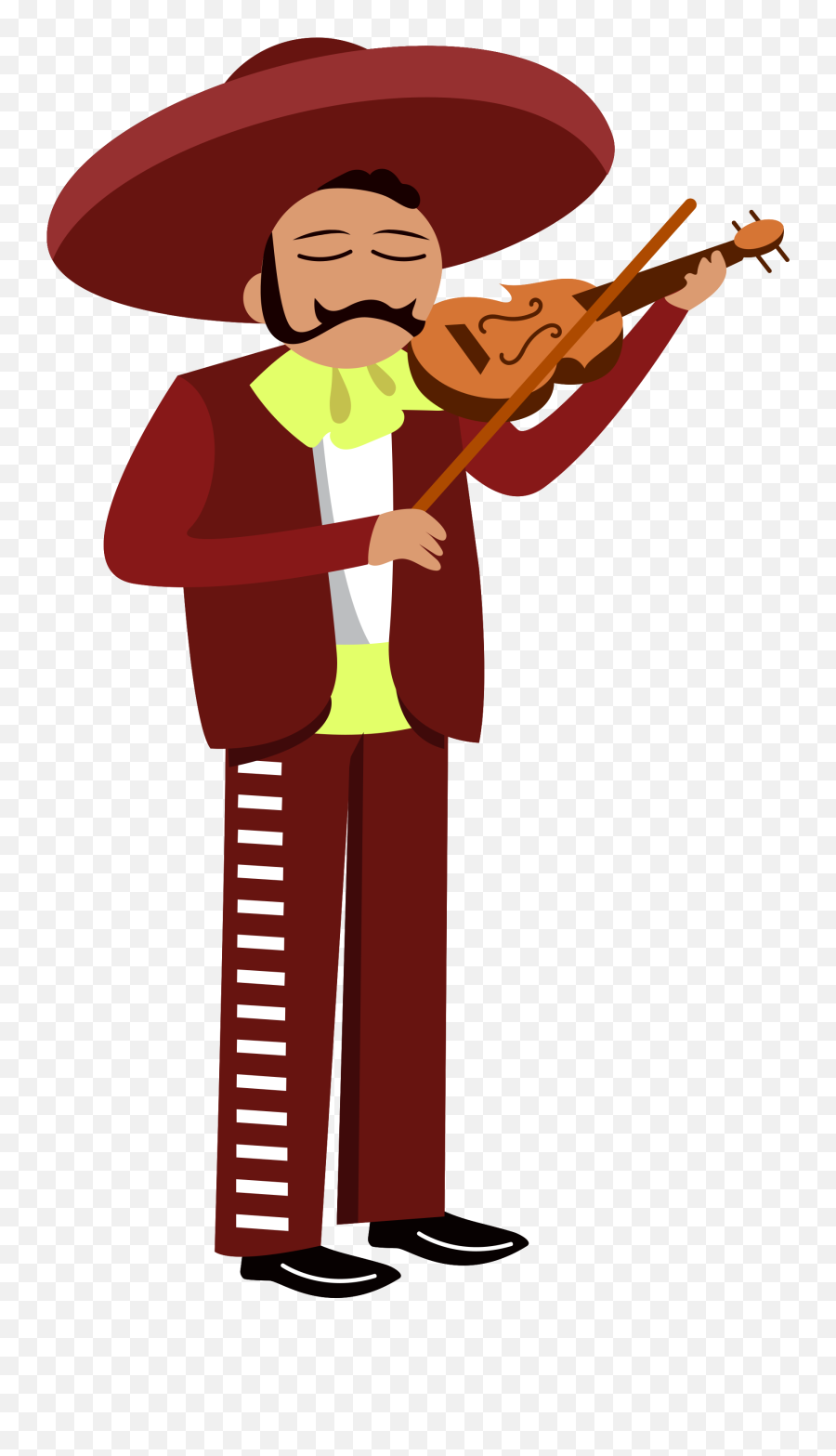 Free Mariachi Musician Playing Violin - Mariachi Png Emoji,Facebook Emoticon Mariachi