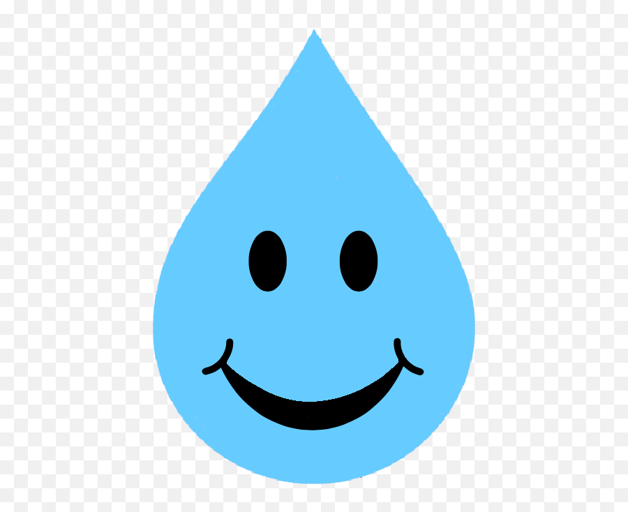 Download Smile Sky Blue Water Drop - Smiling Water Drop Png Emoji,Facebook Water Drop Emoticon