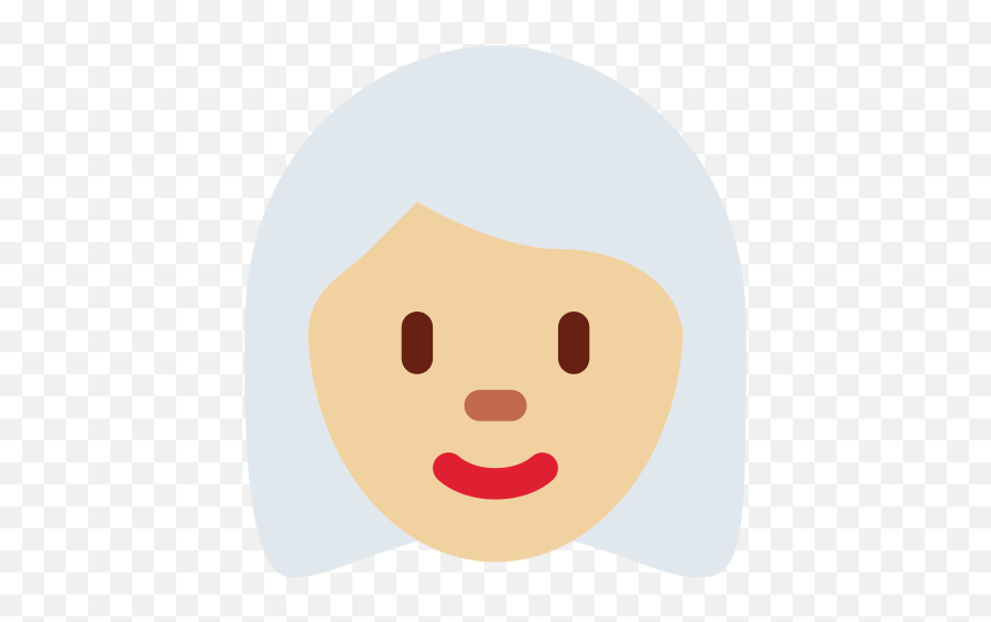 U200d Woman With White Hair And Medium Light Skin Tone Emoji,Blonde Hair Woman Emoji