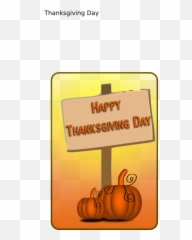 Happy Thanksgiving Day Sign Png Svg - Fall Clip Art Emoji,Happy Thanksgiving Emoji Art