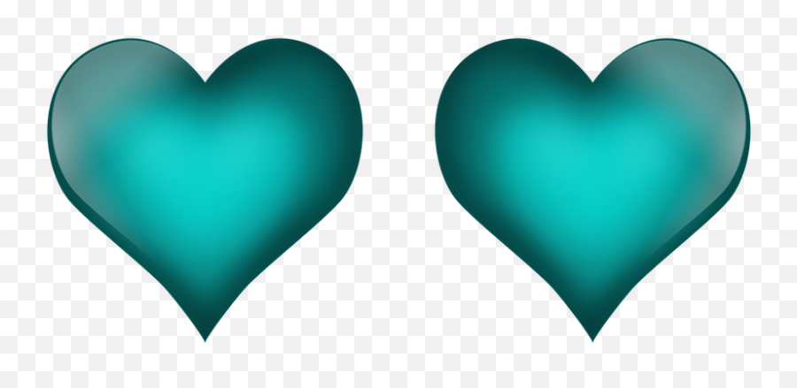 Teal Heart Png U0026 Free Teal Heartpng Transparent Images - Coração Azul Turquesa Emoji,Green Heart Emoji Png