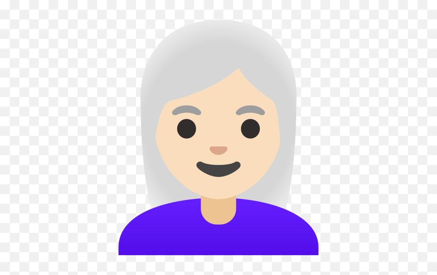 U200d Woman With White Hair And Light Skin Tone Emoji,Emojis Dark Hair Girls