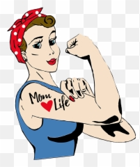 Rosie The Riveter Clipart - Working Mother Clipart Emoji,Rosie The Riveter Emoji