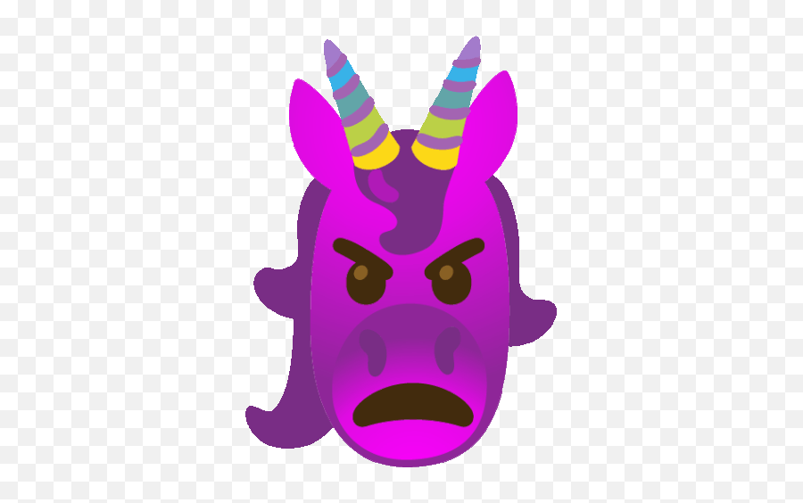 Unicorn Devil Sticker - Unicorn Devil Multicorn Discover Emoji,Cussing Emoji]