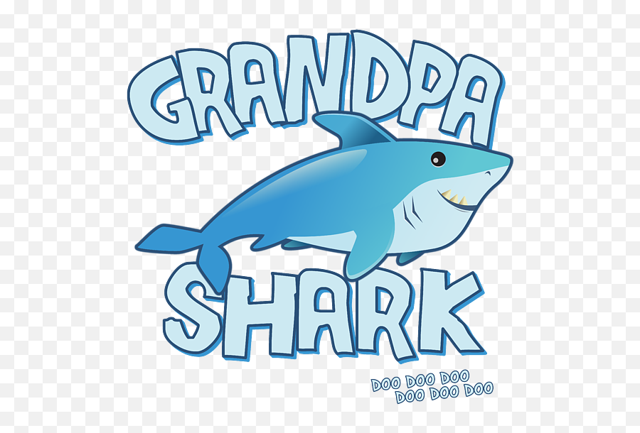 Grandpa Shark Doo Doo Doo Tank Top For Sale By Flippin Sweet Emoji,Blue Fish Emoji Pillow