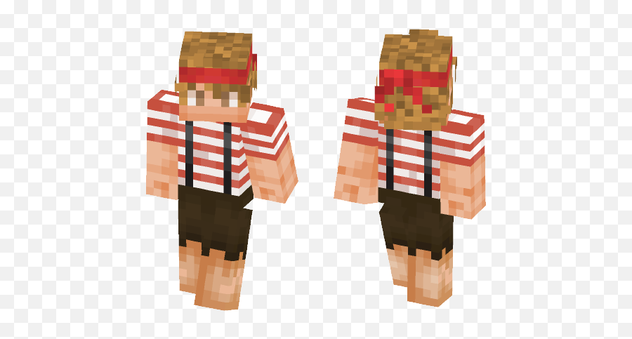 Download Stranded Pirate - Pirate Skin De Miencraft Emoji,Minecraft Thinking Emoji Skin