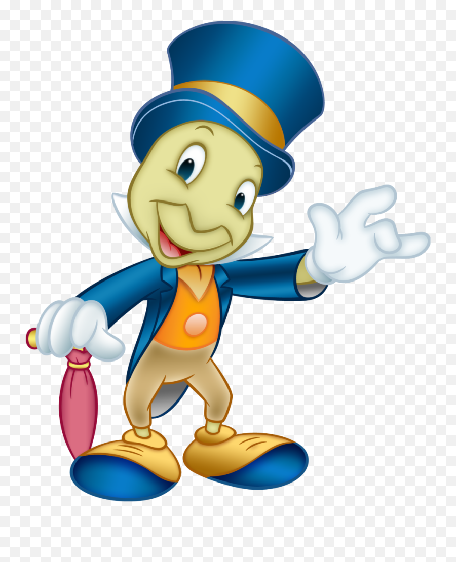 Cricket Clipart Grillo Cricket Grillo - Jiminy Cricket Geppetto Emoji,Minnie Mouse Emoji Copy And Paste