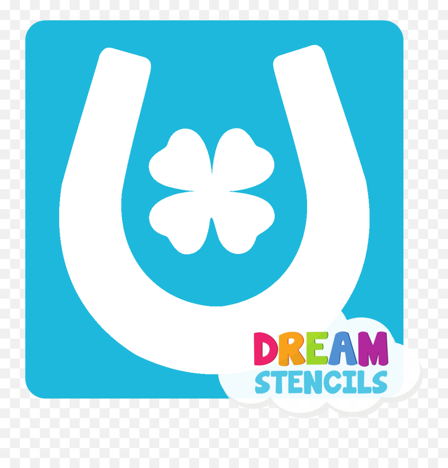 Lucky Horseshoe With Clover Glitter - Language Emoji,Horseshoe Emoji