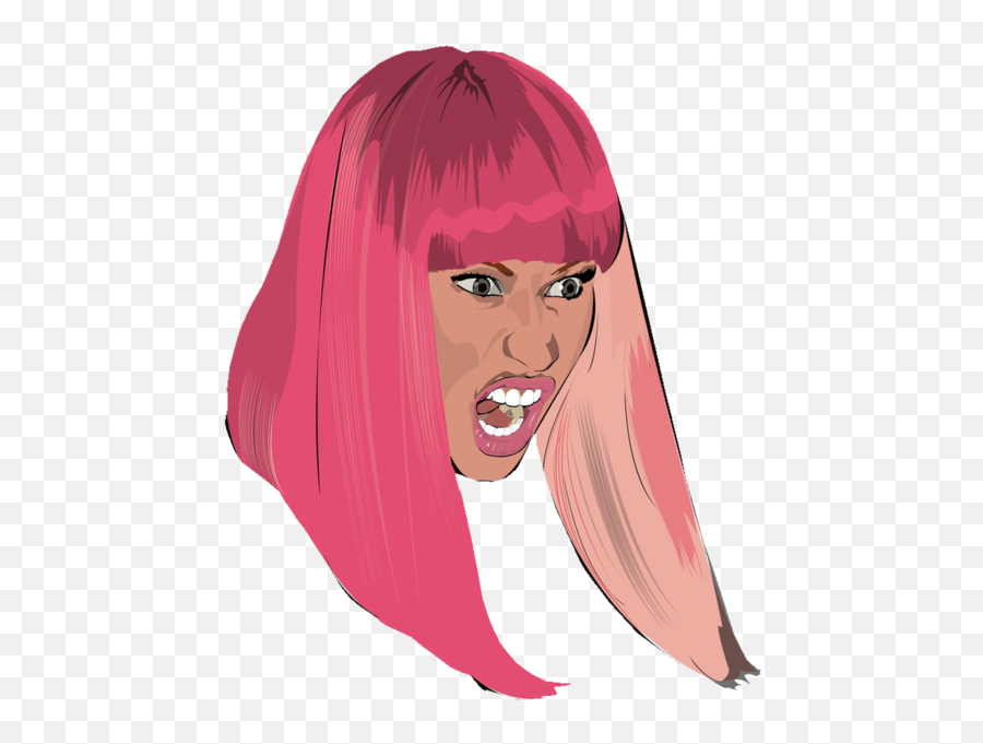 Nicki Minaj - Nicki Minaj Cartoon Png Emoji,Nicki Minaj Emoji