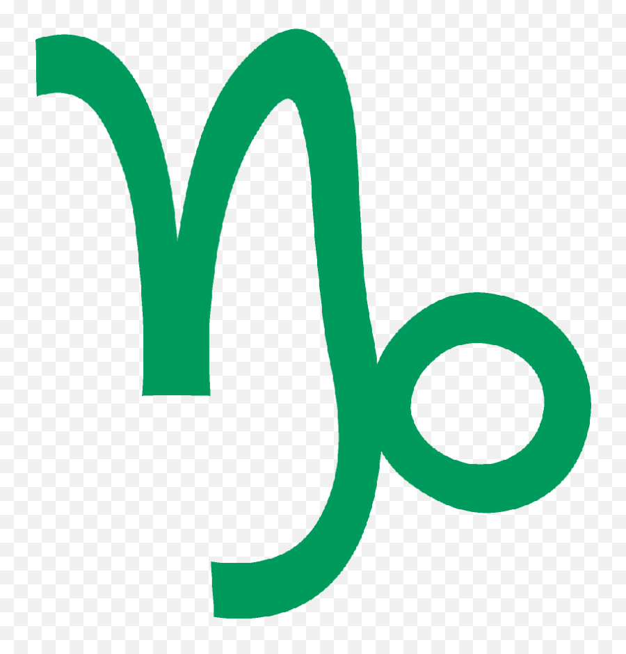 Capricorn Symbol Png - Capricorn Transparent Background Emoji,Cancer Zodiac Symbol Emoji
