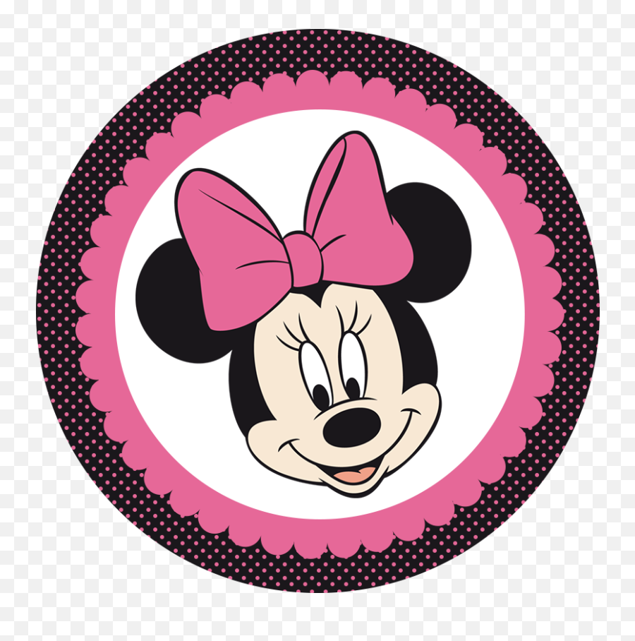 Library Of Pink And Black Candy Apple Banner Png Files - Minnie Mouse Face Circle Emoji,Candy Apple Emoji