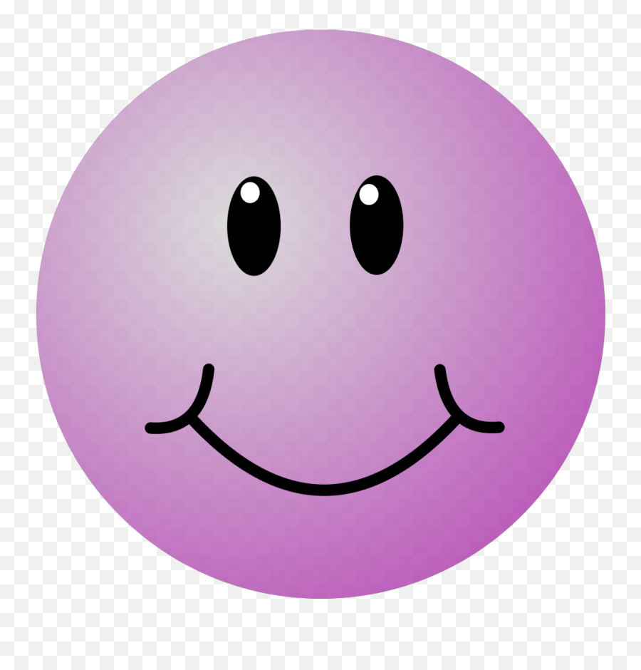 Purple Smiley Face Png Svg Clip Art For Web - Download Clip Purple Smiley Face Clip Art Emoji,Asuna Emoji