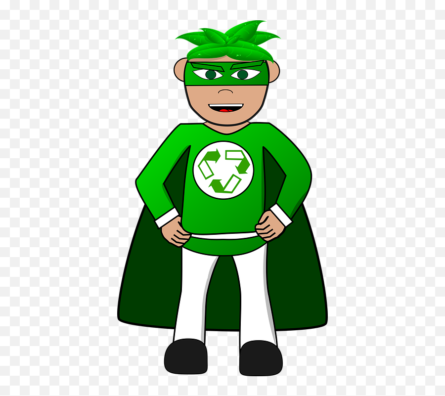 Superhero Clip - Sustainability Superheroes Emoji,Emotion Cartoon Superhero