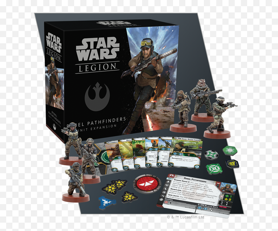 Star Wars Miniatures Novembre 2018 - Star Wars Legion Rebel Pathfinders Emoji,Emotions And Miniatures