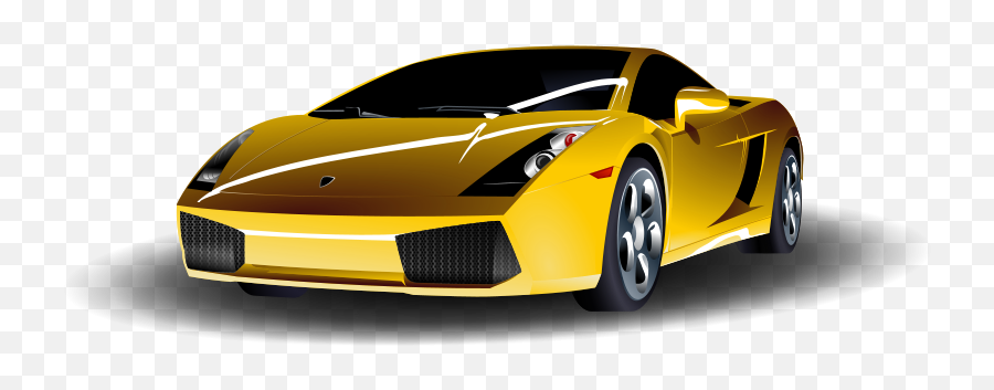 Lamborghini Gallardo Vector Free File - Sports Car Clipart Emoji,Lamborghini Covered With Emojis