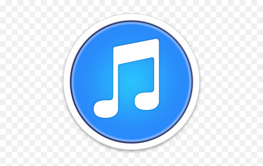 Itunes Blue Icon - Itunes Blue Icon Png Emoji,Itunes Emojis Png