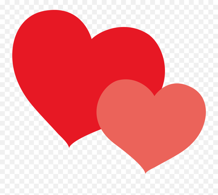 Two Hearts Png Download - Transparent Two Hearts Emoji,Emoji Heart With Two Heart Ears
