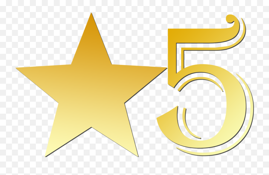 4 And A Half Star Rating - Clip Art Library Rating Transparent Background Five Stars Emoji,Five Stars Copy Emojis