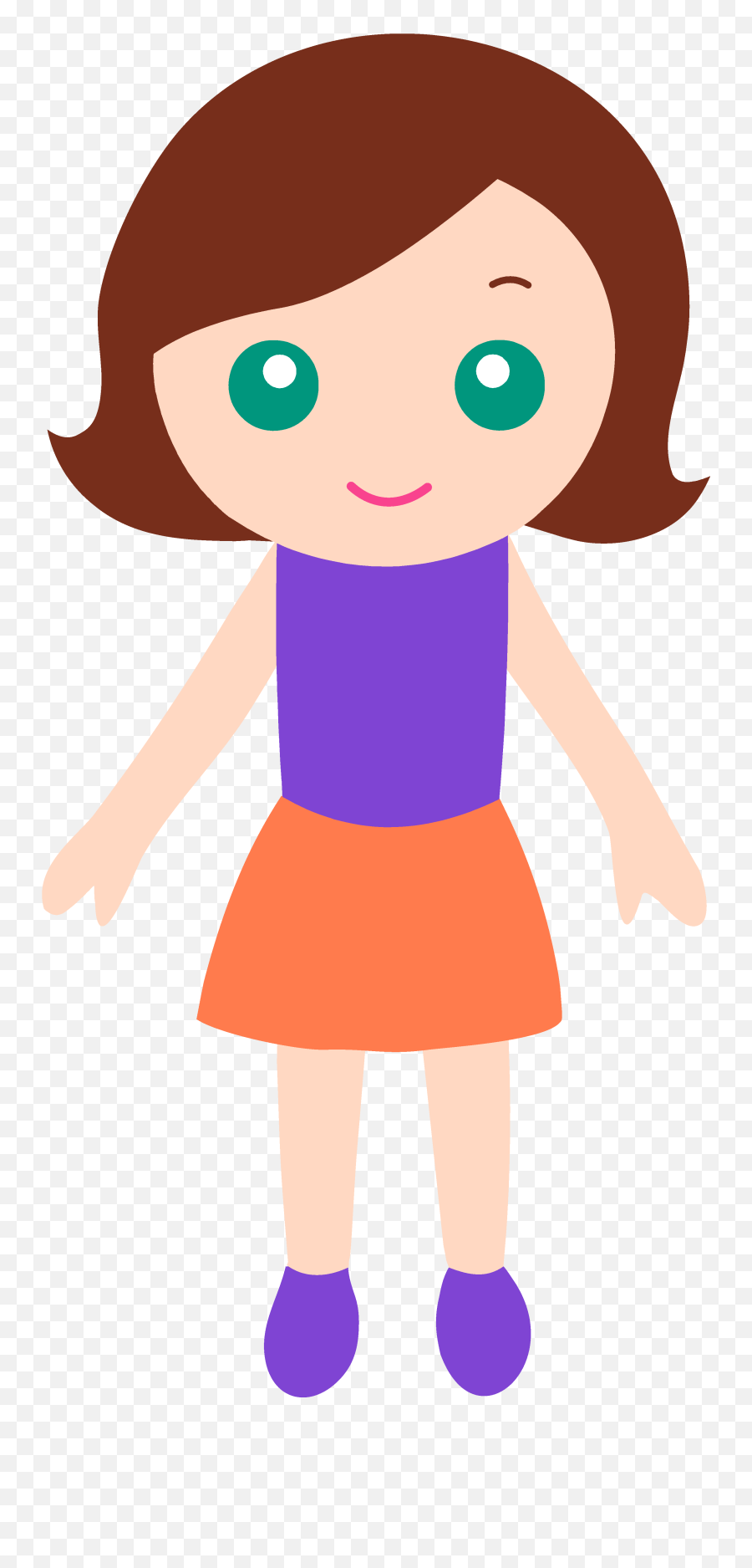 Please Clipart Girlclip - Girl Cartoon Transparent Png Clipart Transparent Girl Transparent Background Emoji,Baby Girl Emoji Transparent Background