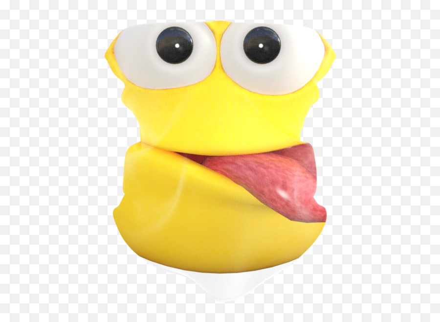 Expressions Neck Gaiters - Happy Emoji,Yellow Duck Emoticon