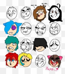 Pixilart - Baseaga Never Mind By Luanloud Happy Emoji,Never Emoticon
