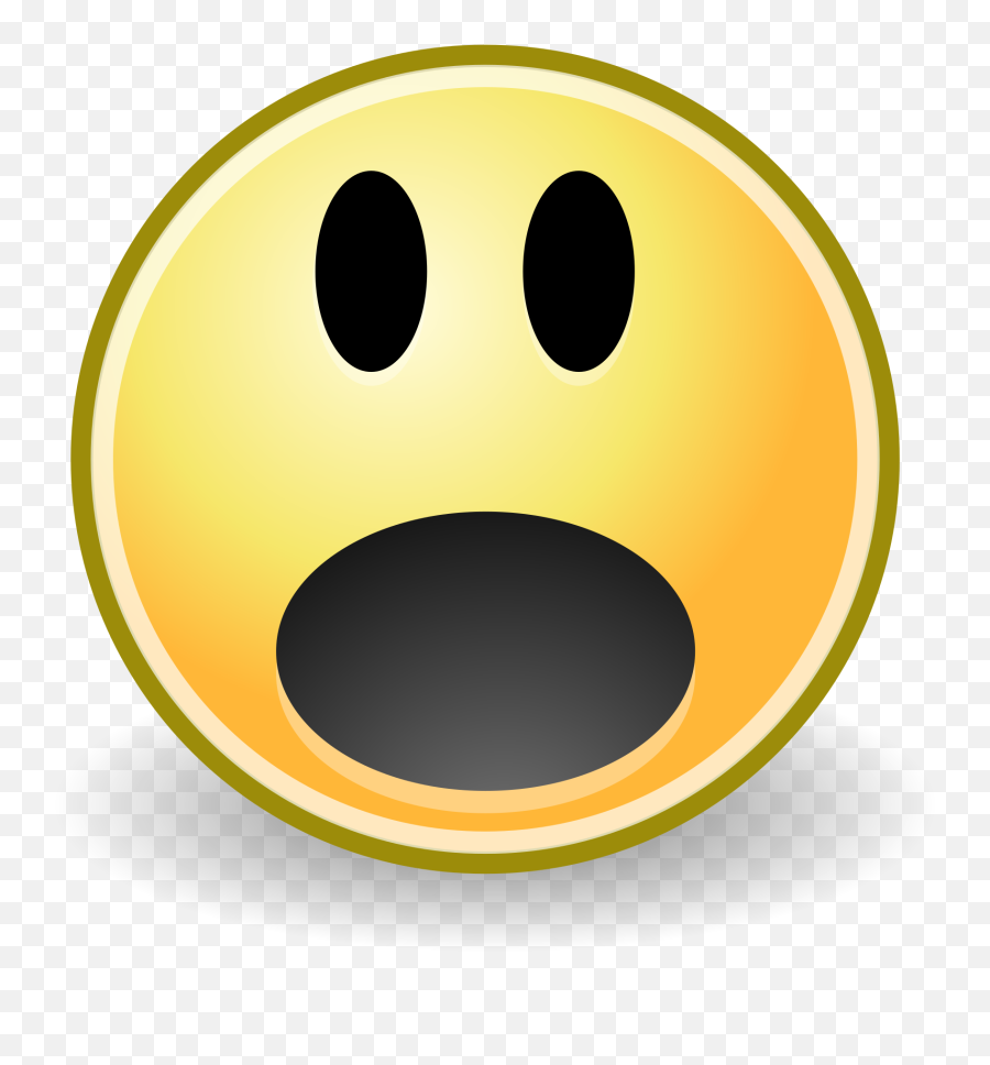 Face - Surprise Face Emoji,Surprised Smile Emoticon
