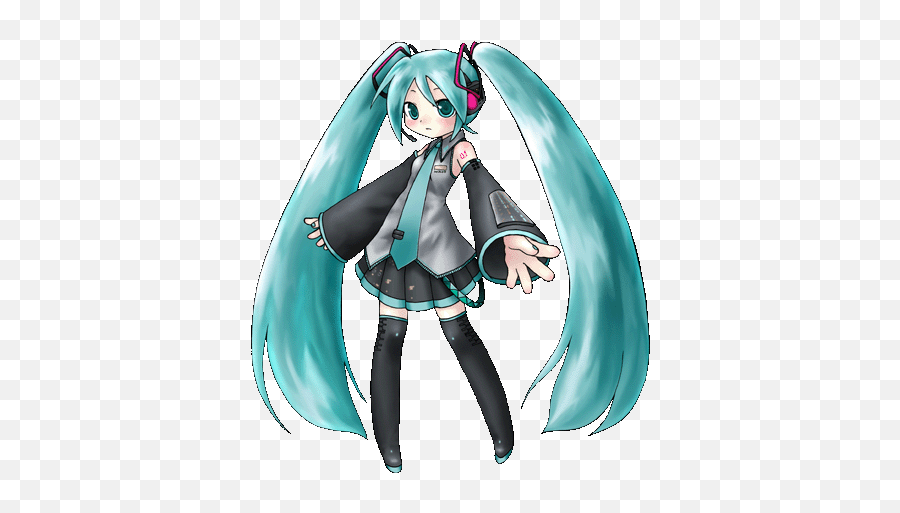 Anime Graphic Animated Gif - Hatsune Miku Hot Gif Emoji,Gambar Emoticon Bergerak