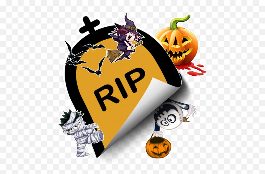 Stickers Halloween - Apps On Google Play Fictional Character Emoji,Pumpkin Emoticon Pixel