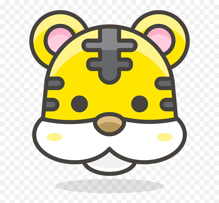 Tiger Face Emoji Clipart - Drawing With Bear And Heart Png Teddy Bear For Coloring Book,Bear Emoji