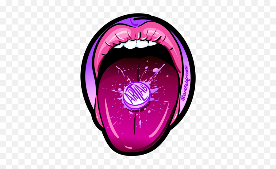 Spice Boi Stickers U2013 Art Lab Candy - Girly Emoji,Facebook Emojis Png Sticking Tounge