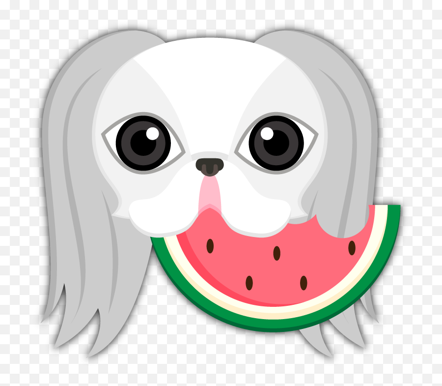 Japanese Chin Emoji Stickers Are You A - Japanese Chin,Puppy Emoji