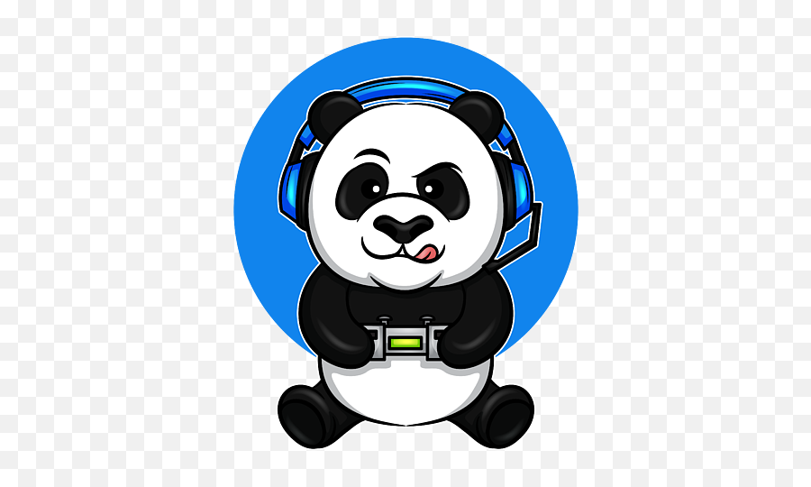 Video Gaming Computer Panda Playing Games Boy Gift For Kids Portable Battery Charger - Playing Panda Games Emoji,Panda Emoticon Face Character Print Tank Top