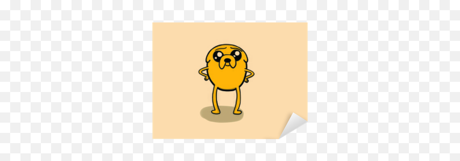 Jake The Dog Sticker Pixers - Happy Emoji,Adventure Time Emoticon