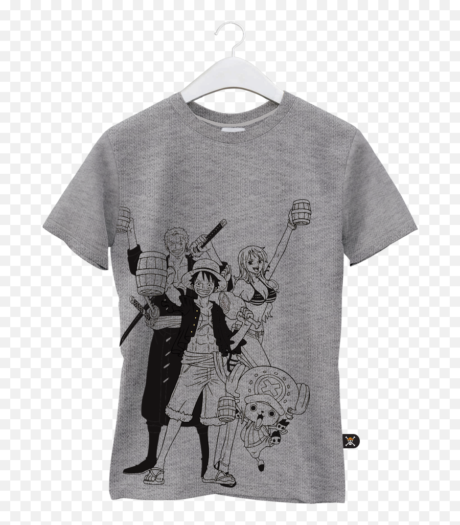 One Piece Ladies Graphic T - Short Sleeve Emoji,Monkey Emoji Shirt