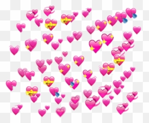 Heart Cute Effect Pink Cool Edit Sticker By Alien - Girly Emoji,Cool Emoji Backgrounds