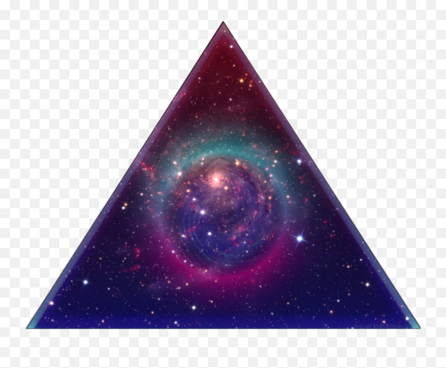 Triangles Galaxy Space Sticker - Dot Emoji,Outer Space Emoji Pictures