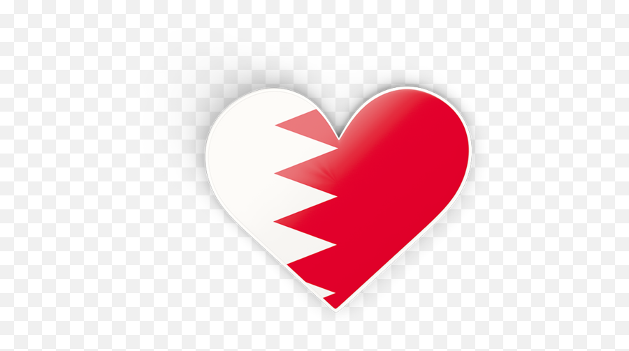 Bahrain Flag Heart Png Clipart - Full Size Clipart 3557139 Girly Emoji,Lesbian Flag Emoji