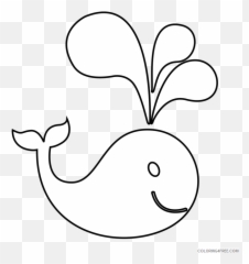 Whale Outline Coloring Pages Whale - Dot Emoji,Free Whale Emoji