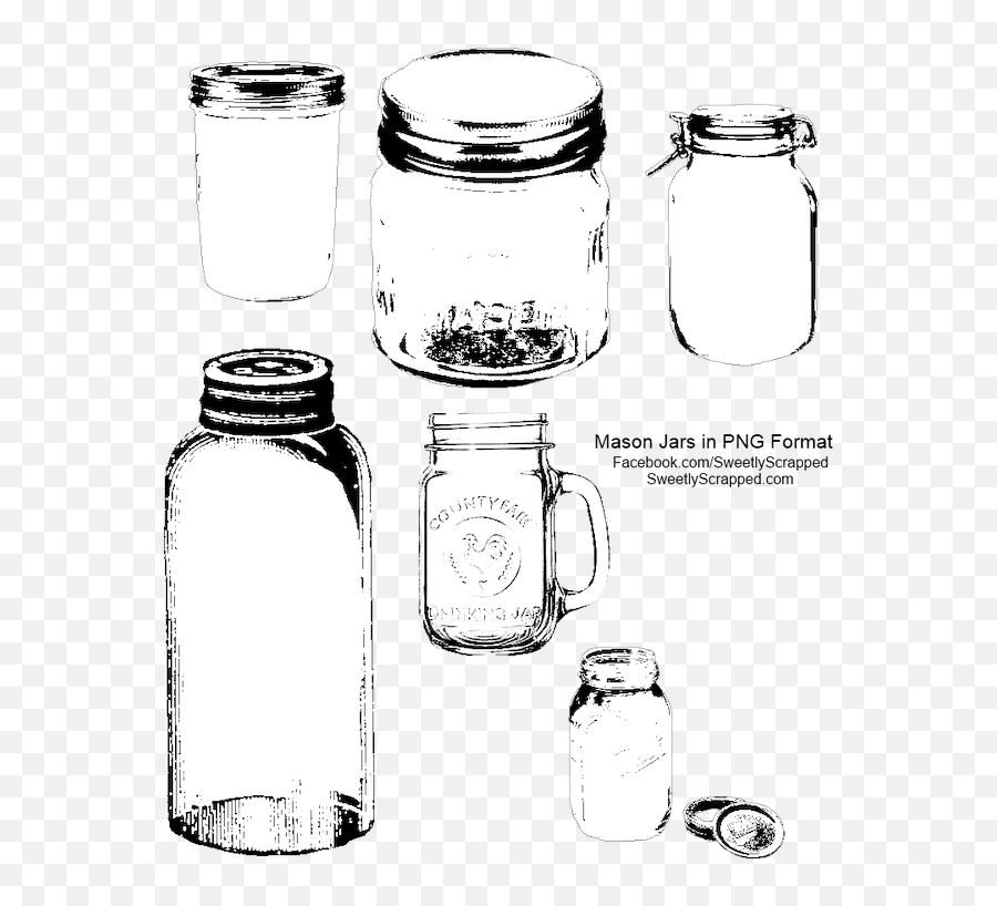 Mason Jars Jars Tins - Sweetly Scrapped U0027s Free Printables Emoji,Emotions With Mason Jars And Water